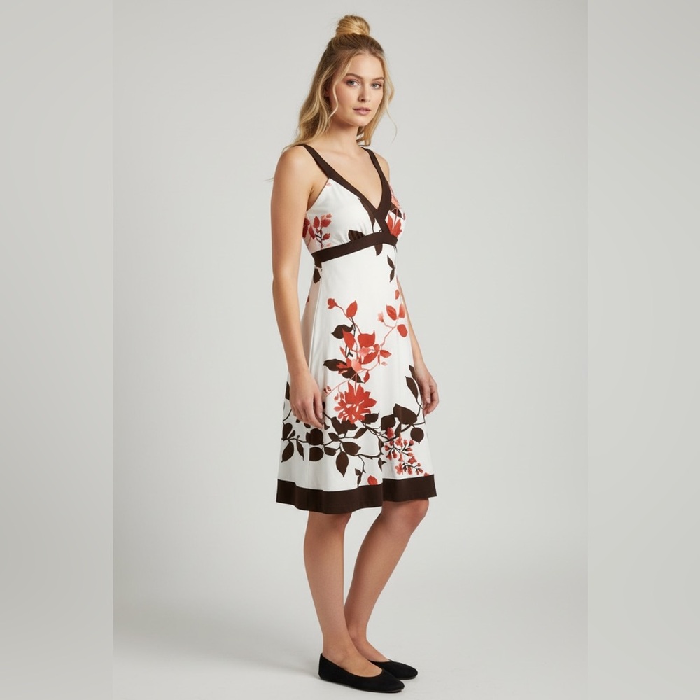 Speachless Y2K retro style Floral Midi Dress flattering and feminine